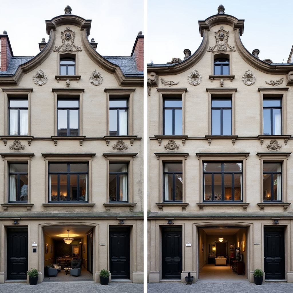 Rénovation d'une maison de maître à Bruxelles